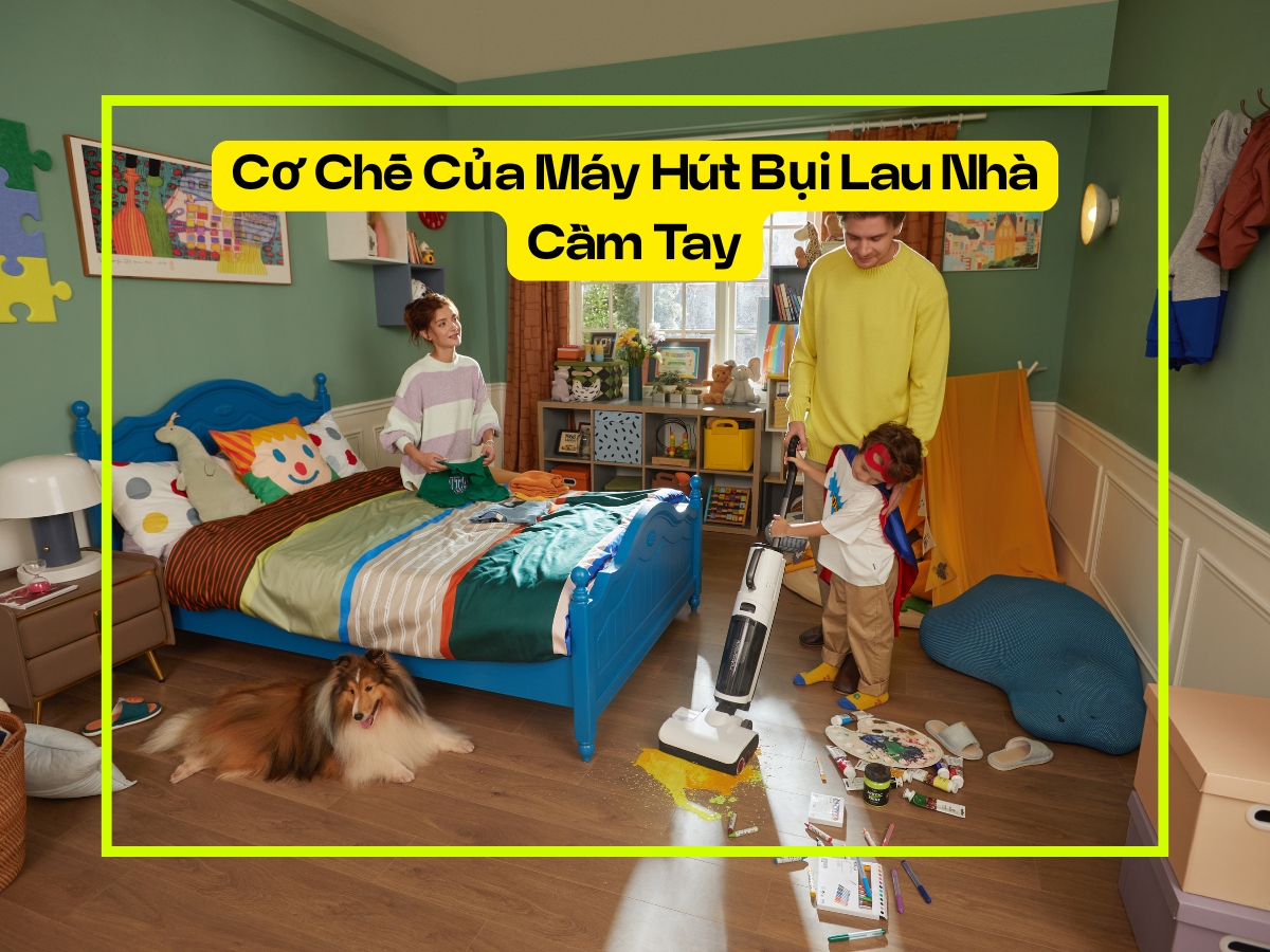 roborock f25 co che may hut bui lau nha cam tay