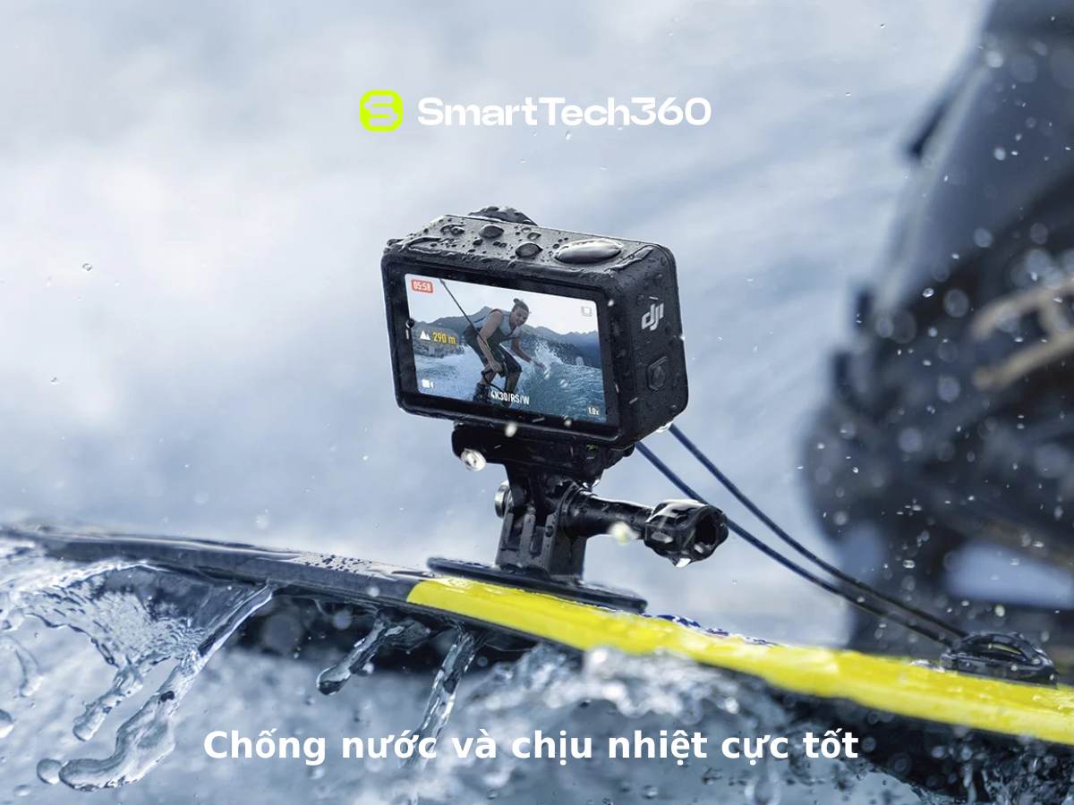 Khả năng chống nước và chịu nhiệt của DJI Osmo Action 5 Pro