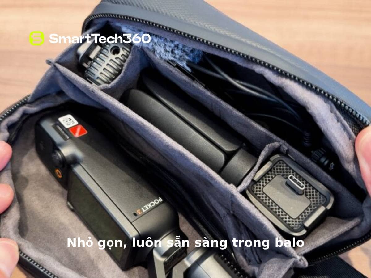 Ưu điểm nhỏ gọn của DJI Osmo Pocket 3