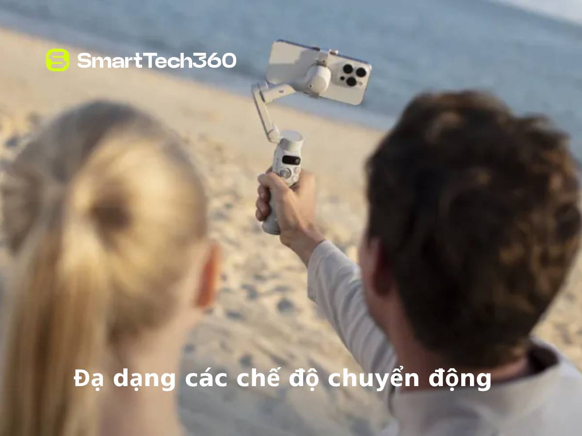 Đa dạng chế độ quay trên DJI Osmo Mobile 7P