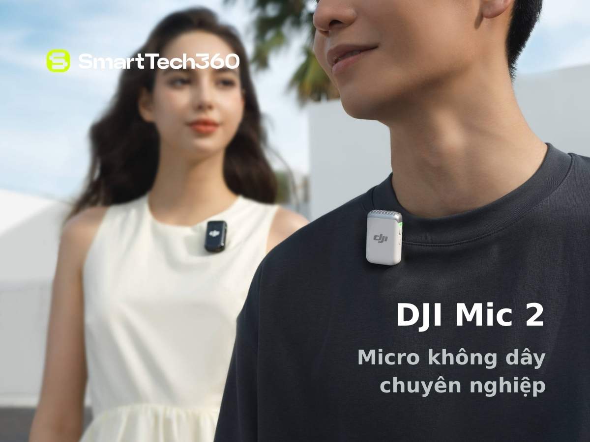 dji mic 2 micro khong day