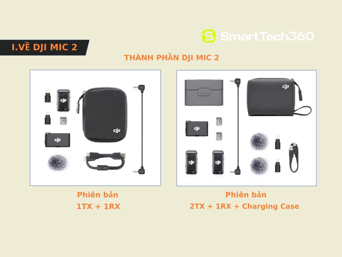 dji mic 2 thiet ke