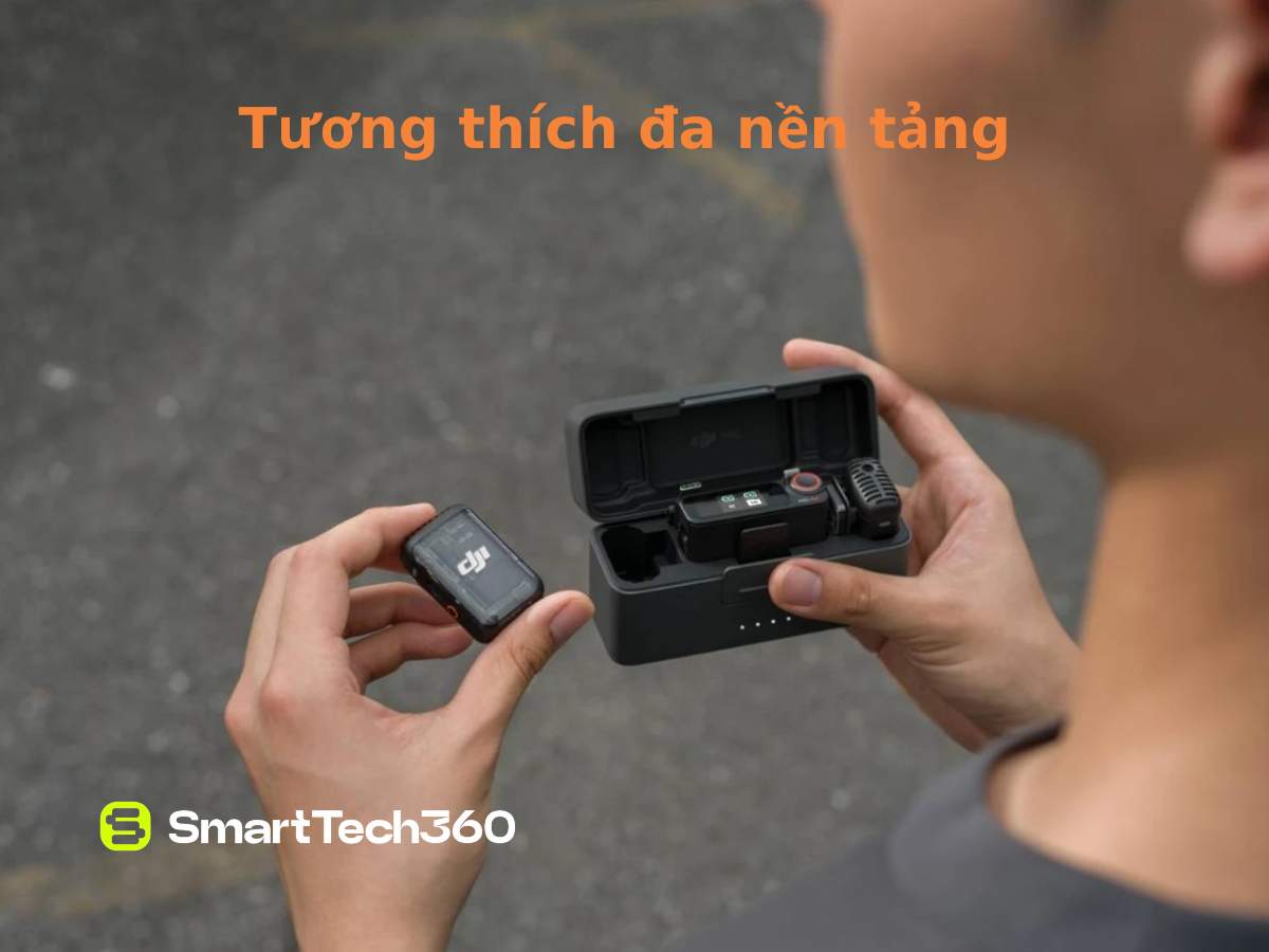 dji mic 2 tuong thich da nen tang