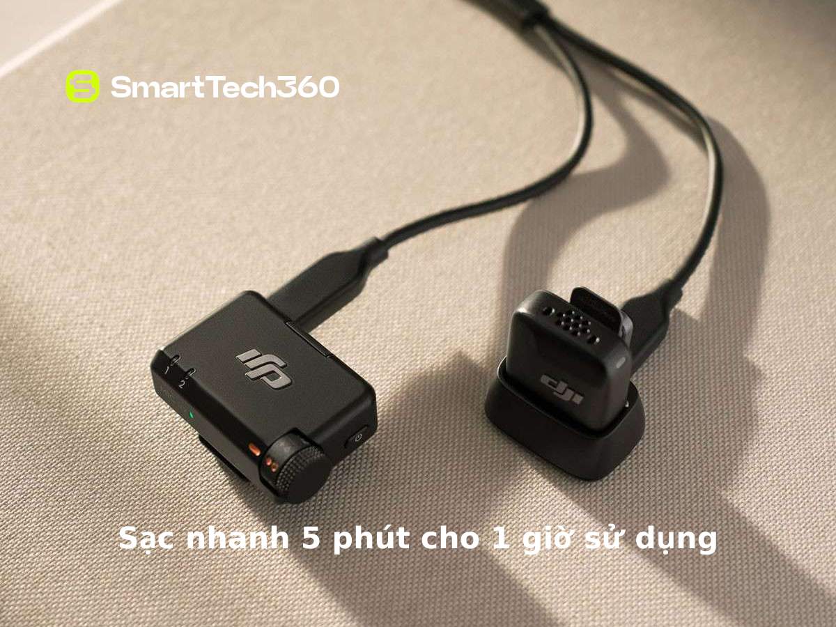 dji mic mini sac nhanh 5 phut