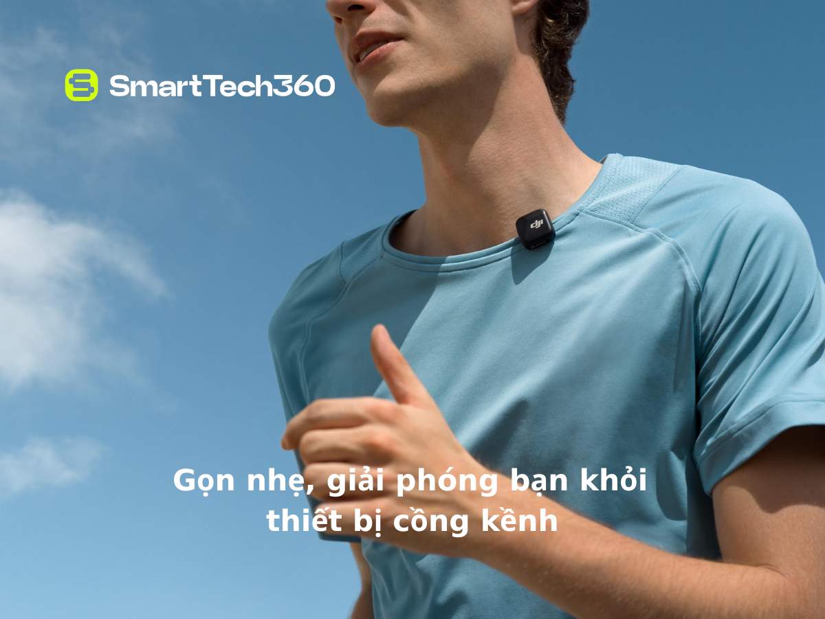 dji mic mini thiet ke gon nhe