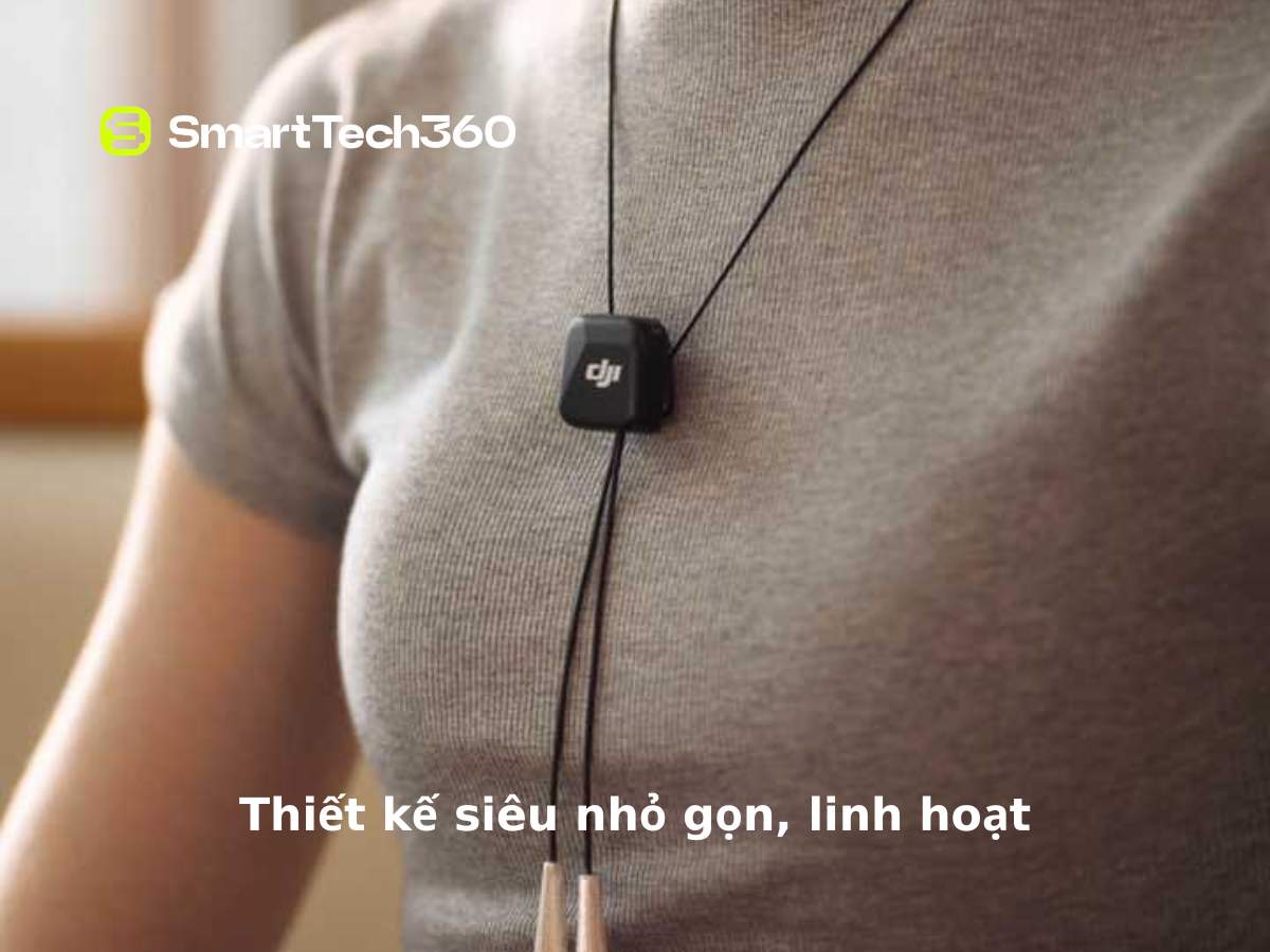 dji mic mini thiet ke linh hoat