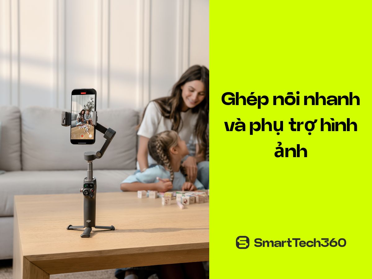 DJI Osmo Mobile 8 ghép nối nhanh qua NFC