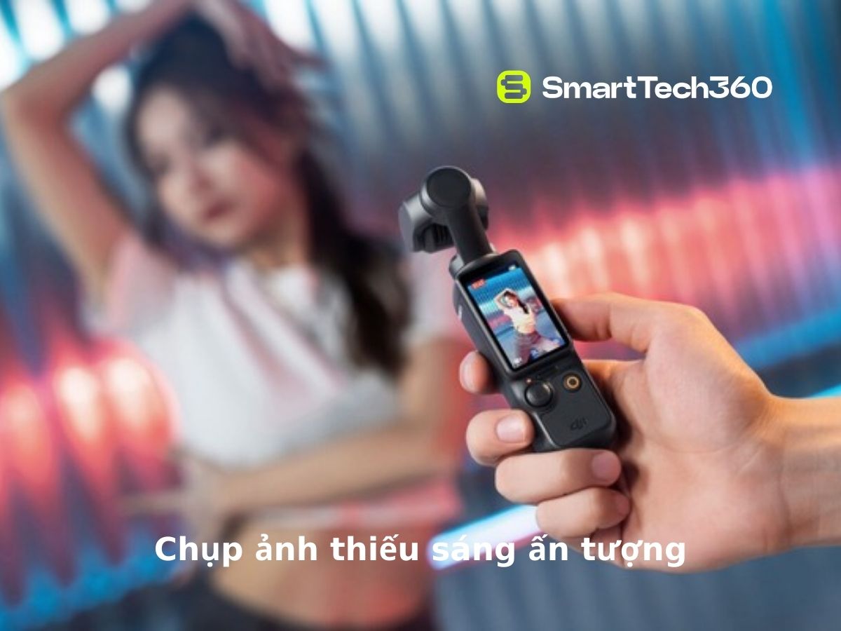 dji osmo pocket 3 chup anh thieu sang
