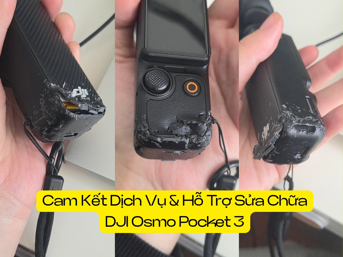 Hỗ trợ sửa chữa DJI Osmo Pocket 3 chuyên nghiệp tại TPHCM