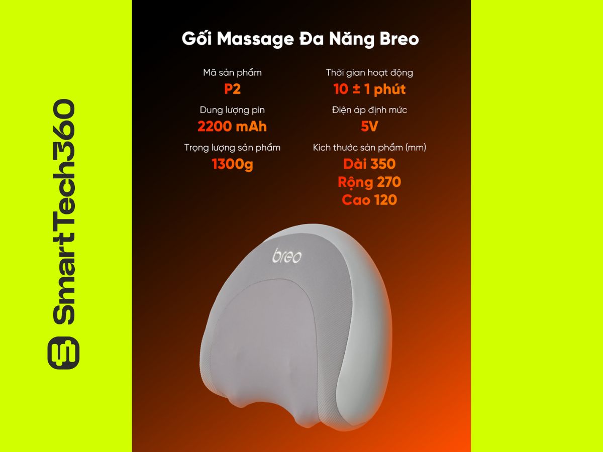 qua tang gối massage cổ và lưng breo p2 cho doi tac