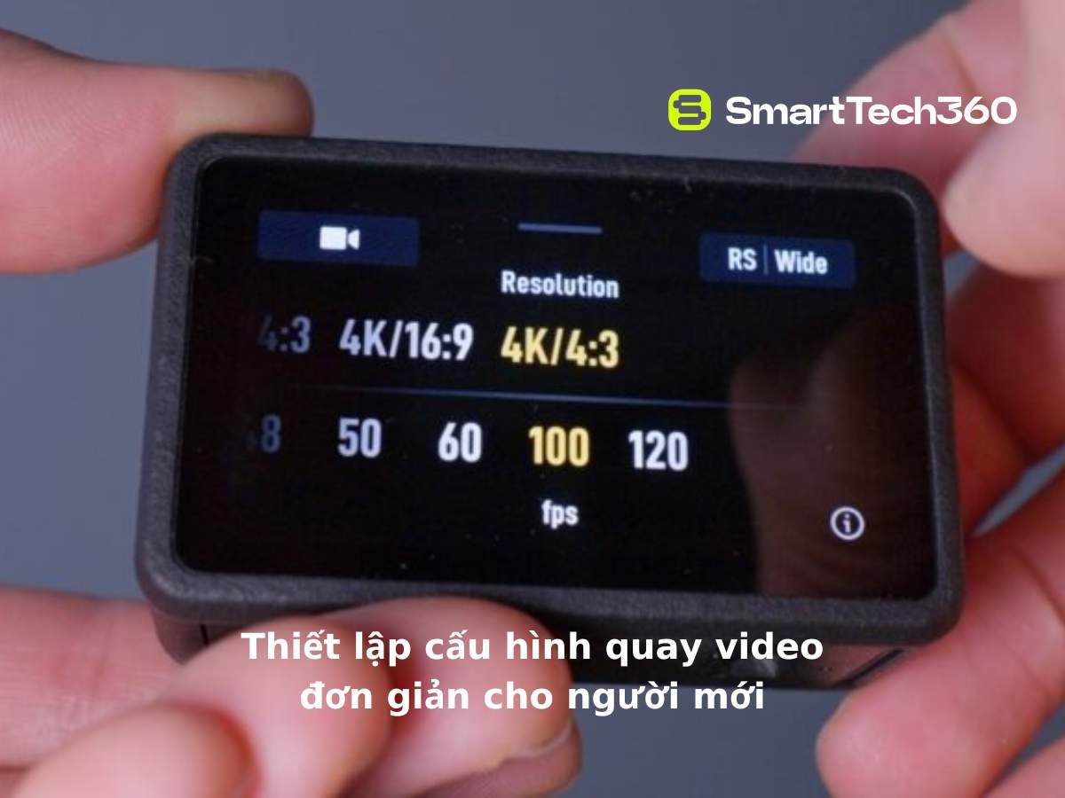 huong dan su dung dji osmo action 5 pro thiet lap cau hinh quay video