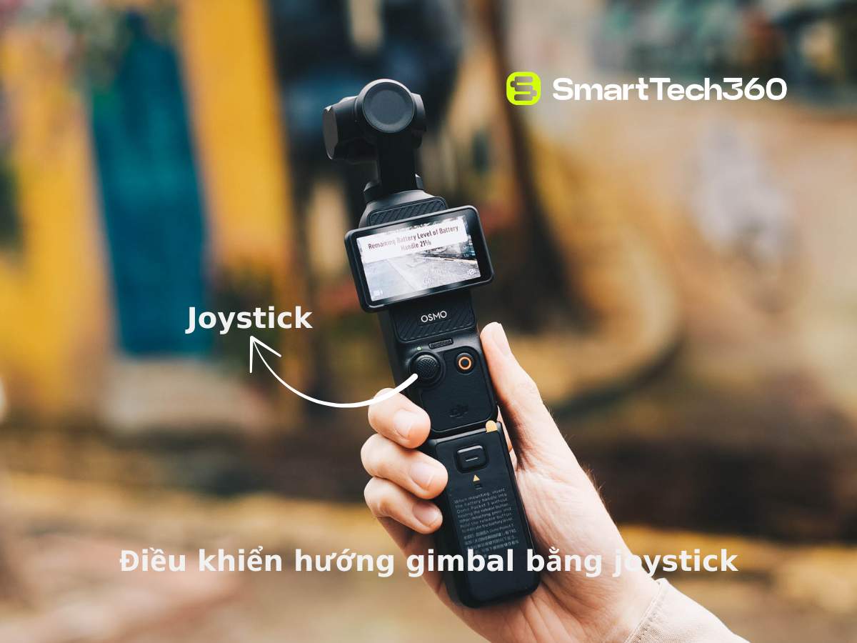Cách sử dụng Joystick trên DJI Osmo Pocket 3