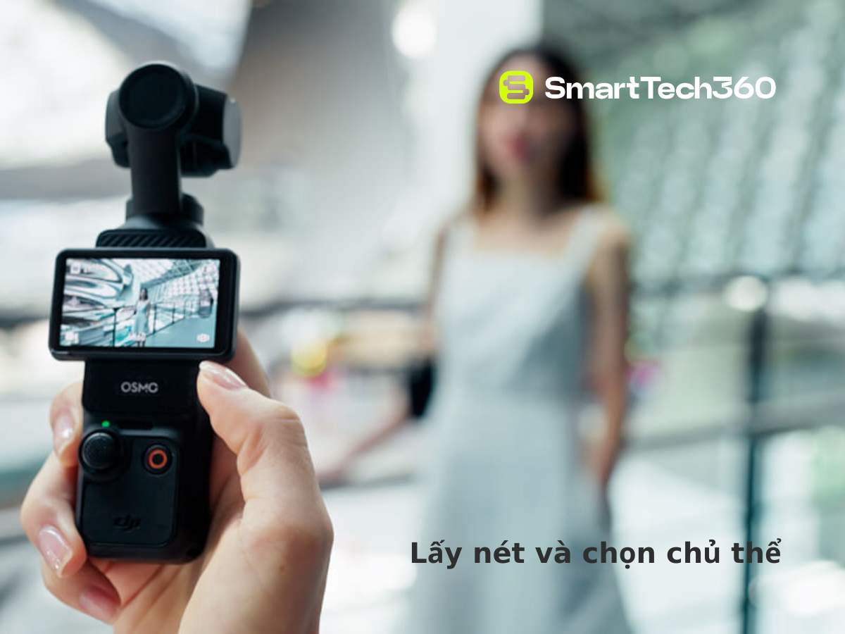 Lấy nét tự động trên DJI Osmo Pocket 3