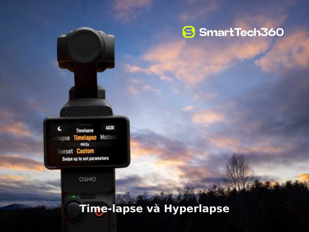 Chế độ quay Timelapse trên DJI Osmo Pocket 3