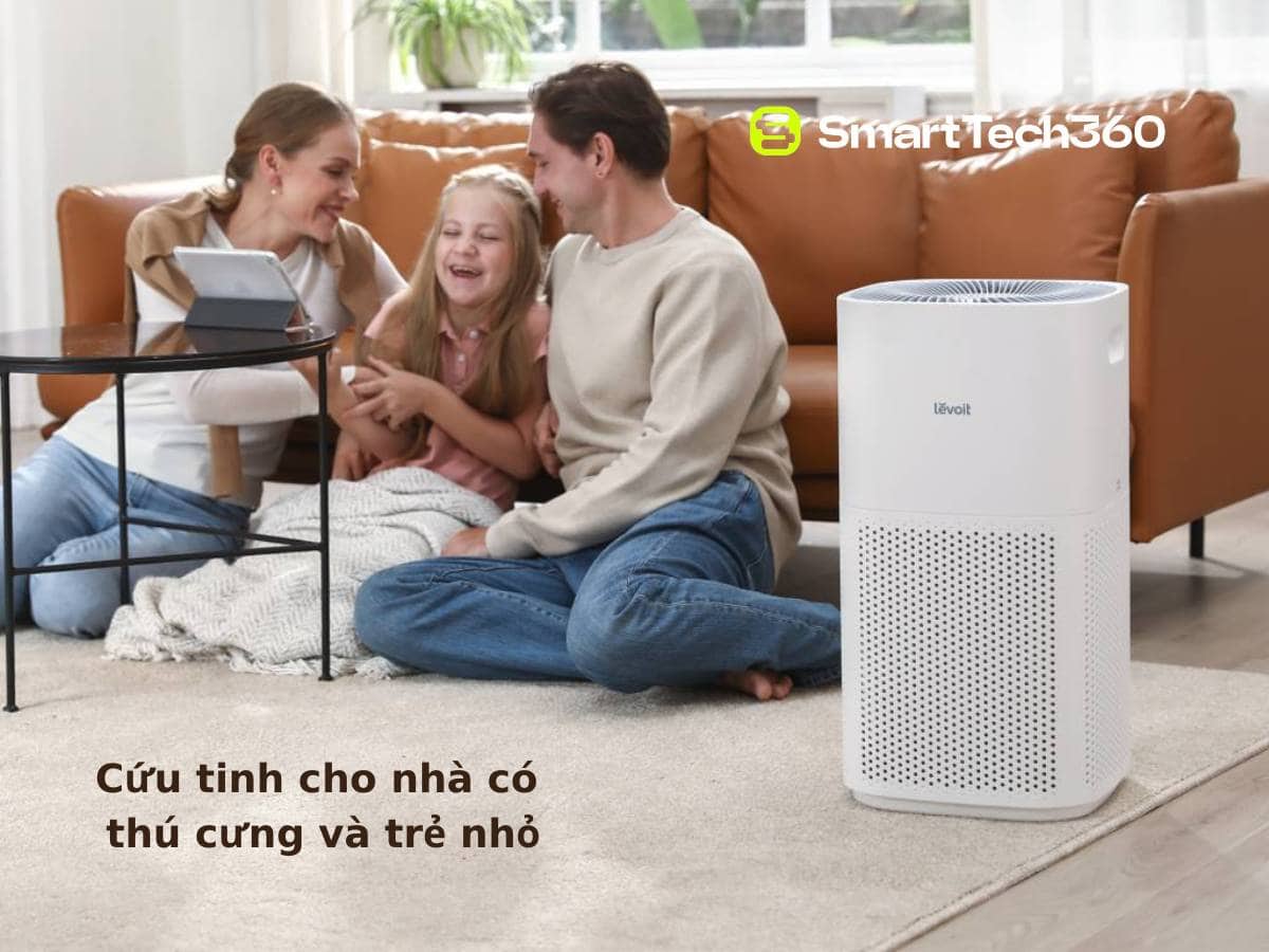 levoit core 600s cuu tin nha co thu cung tre nho