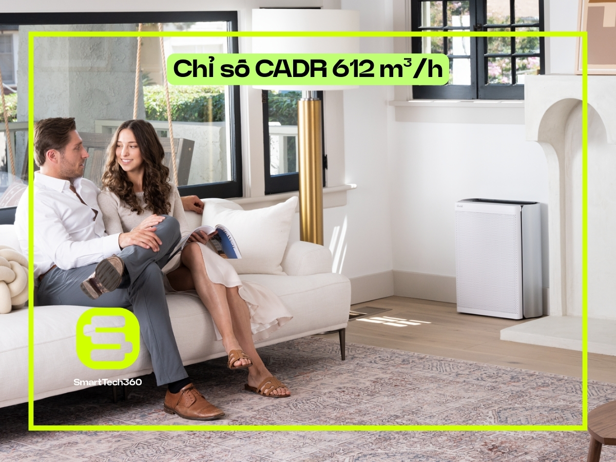 levoit everest air chi so cadr 612 m3/h