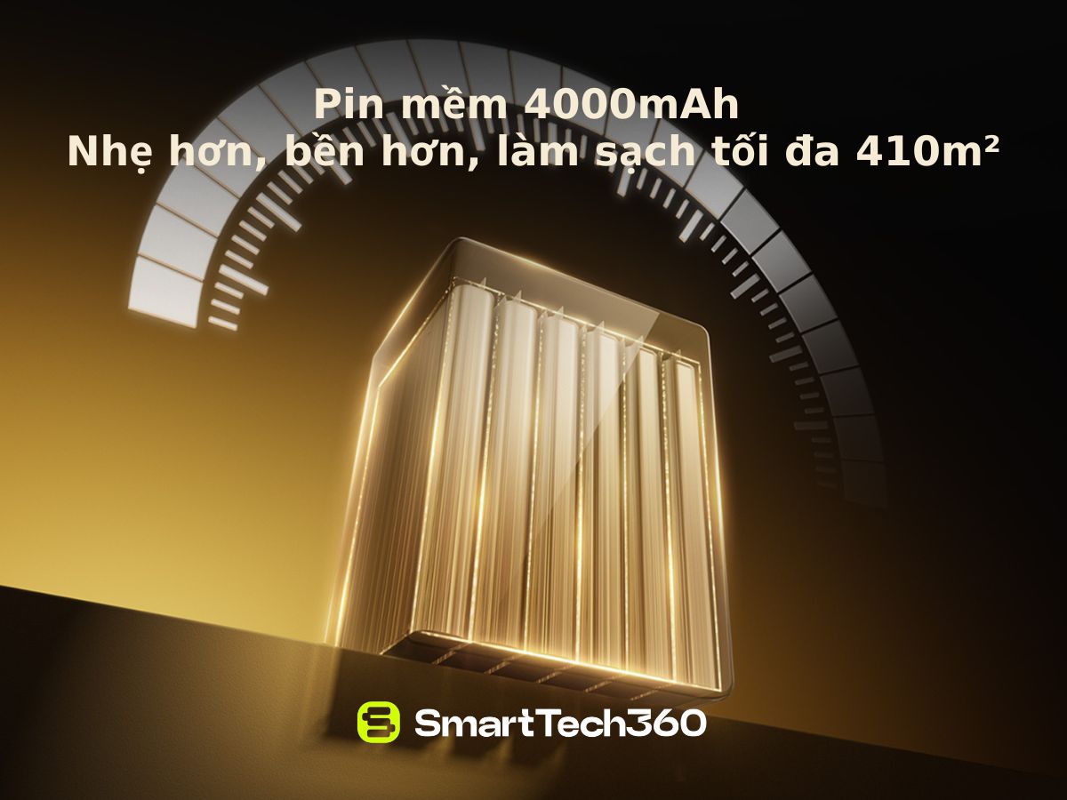 Pin mềm 4000mAh nhẹ hơn, bền hơn