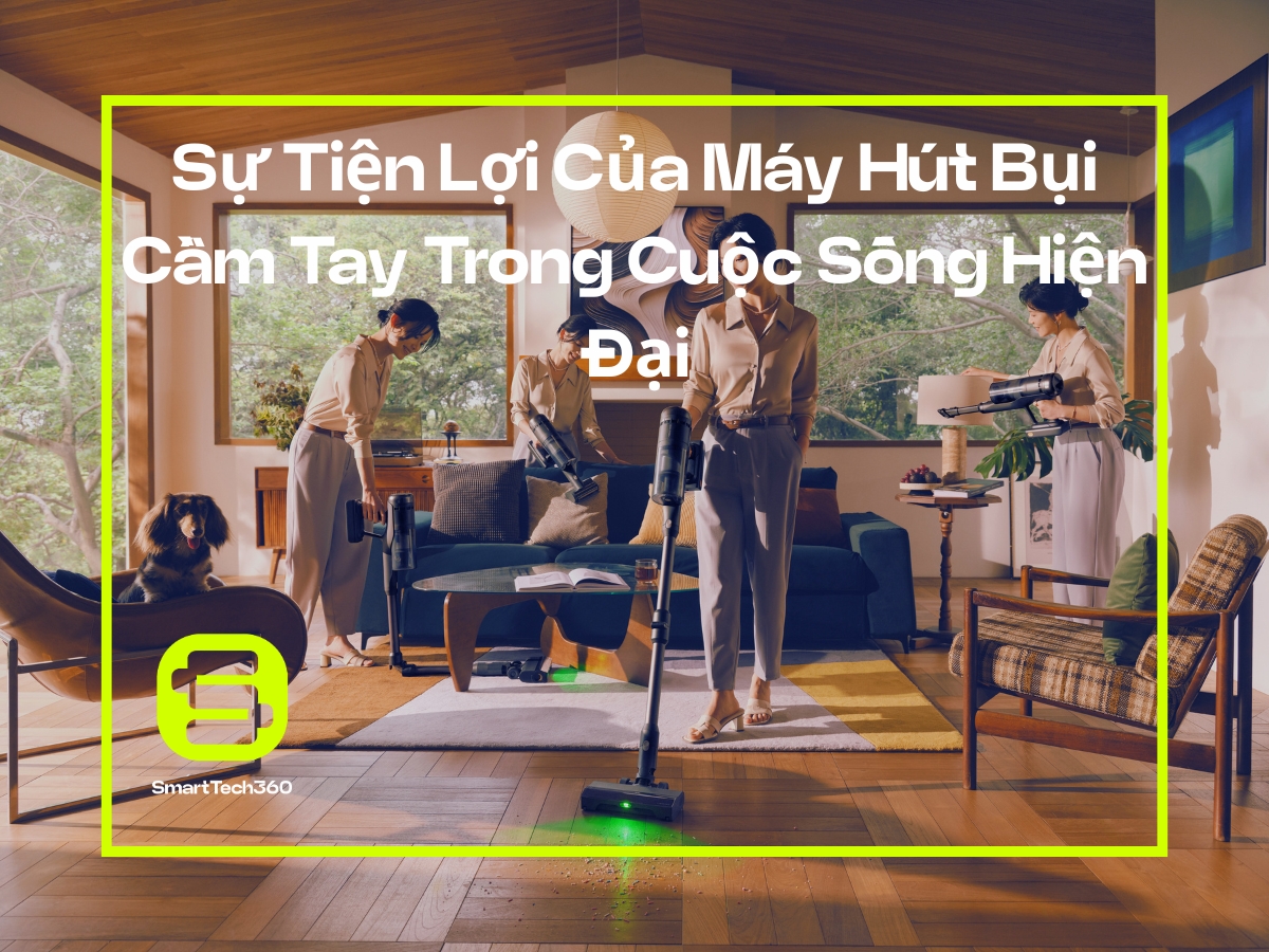 Sự tiện lợi của máy hút bụi cầm tay không dây Roborock H60 Ultra