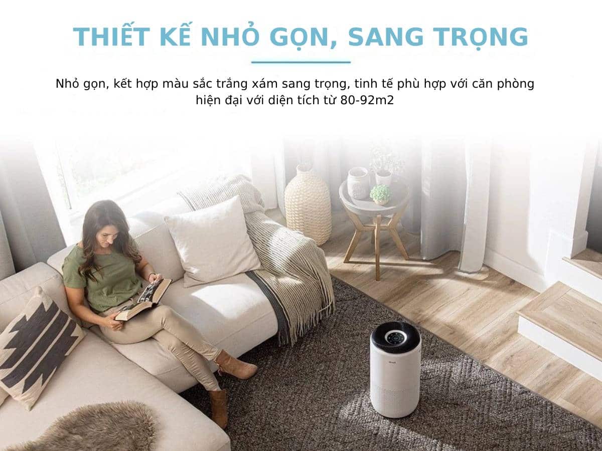 may loc khong khi levoit core 400s thiet ke nho gon