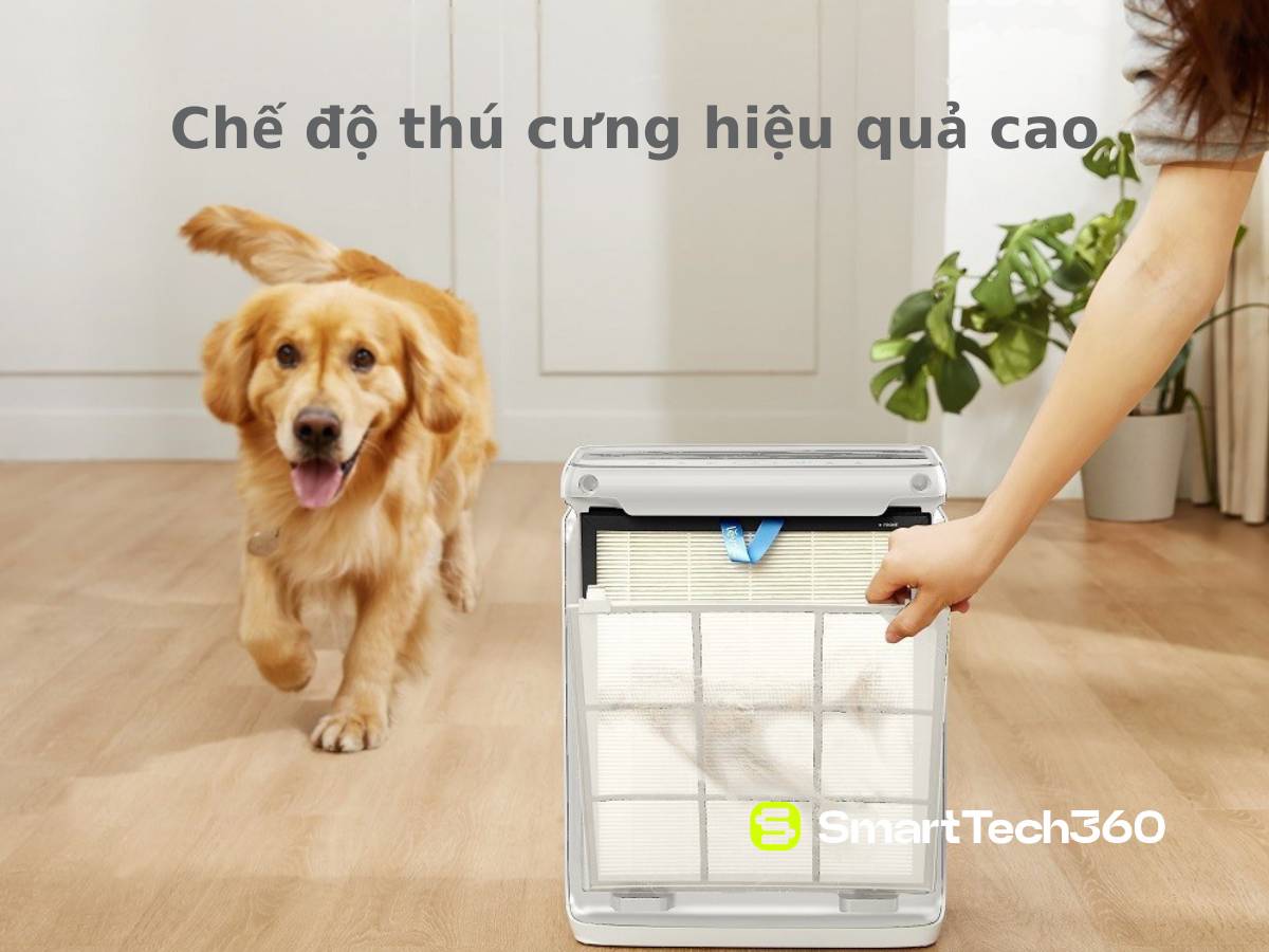 may loc khong khi levoit vital 100s che do thu cung