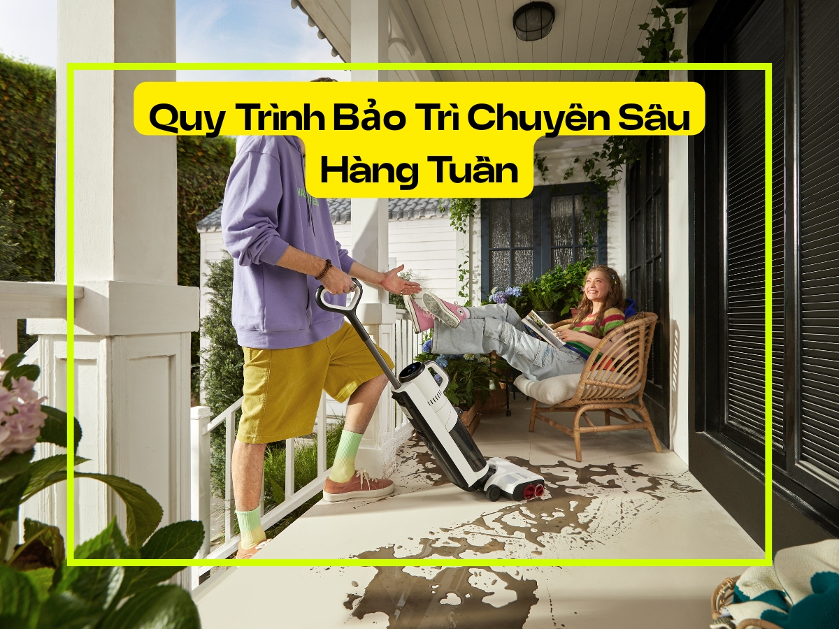 quy trinh bao tri may hut bui lau nha roborock f25