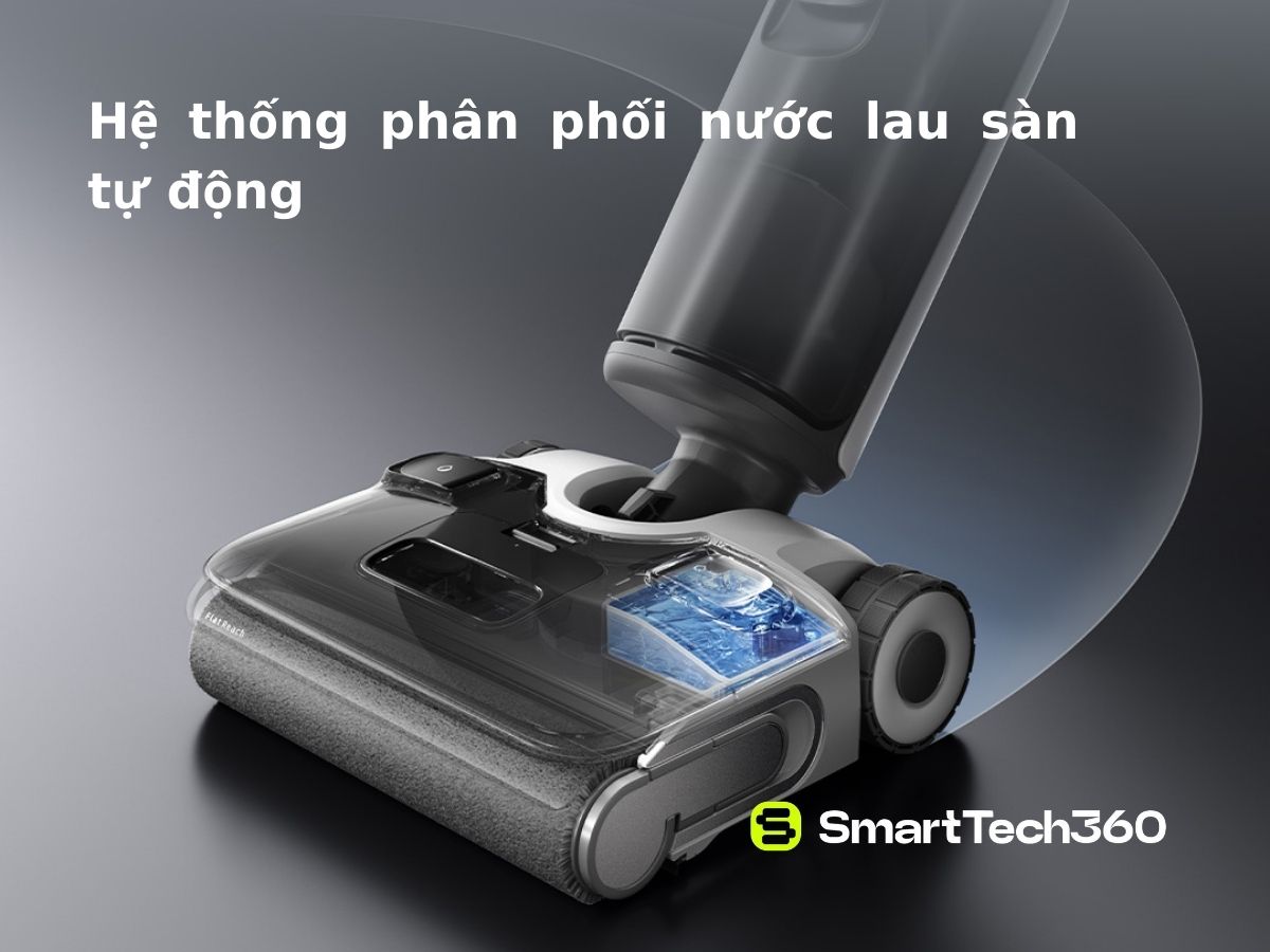Hệ thống phân phối nước lau sàn tự động trên F25 ACE