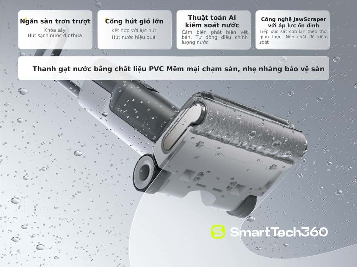 thanh gat nuoc bang chat lieu pvc mem mai cham san nhe nhang bao ve san