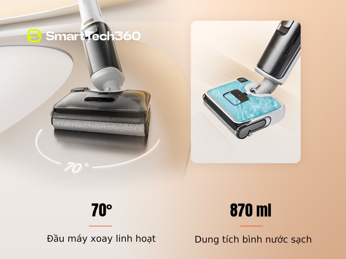 roborock f25 rt dau xoay