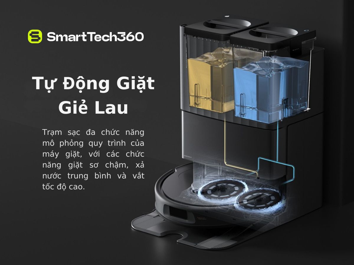 roborock q revo s tu giat gie lau