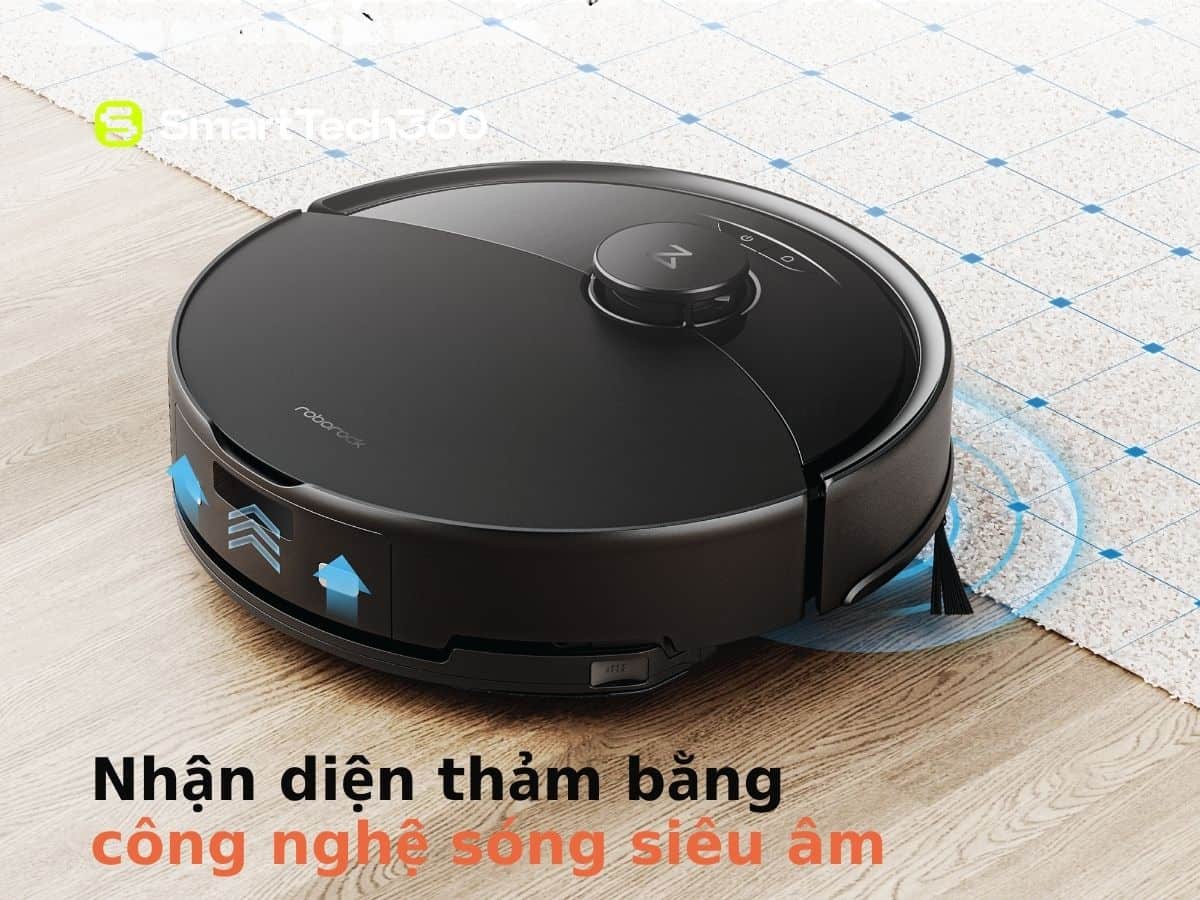 roborock q10 vf plus cong nghe song sieu am