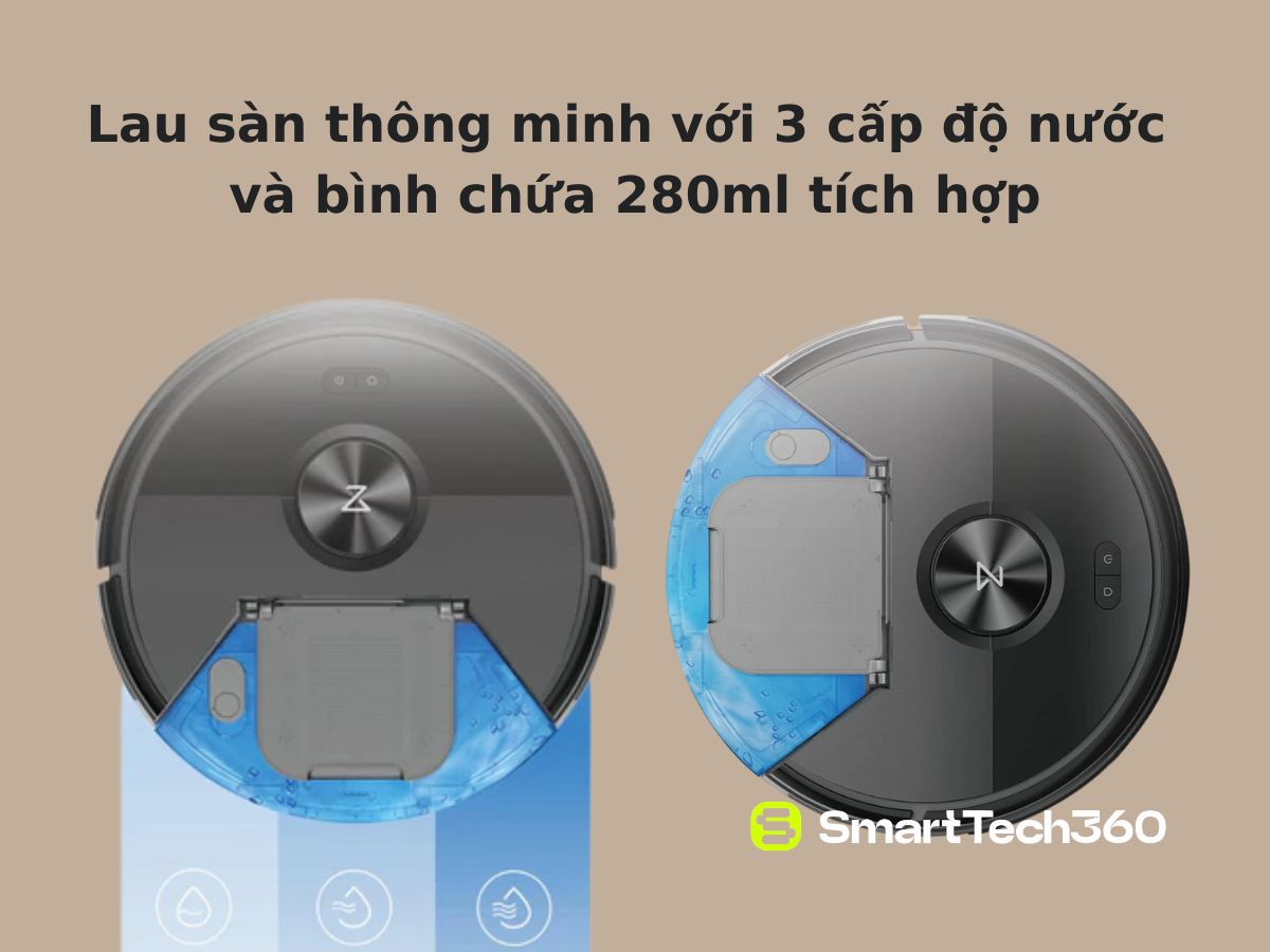 roborock q7 tf plus 3 cap do nuoc