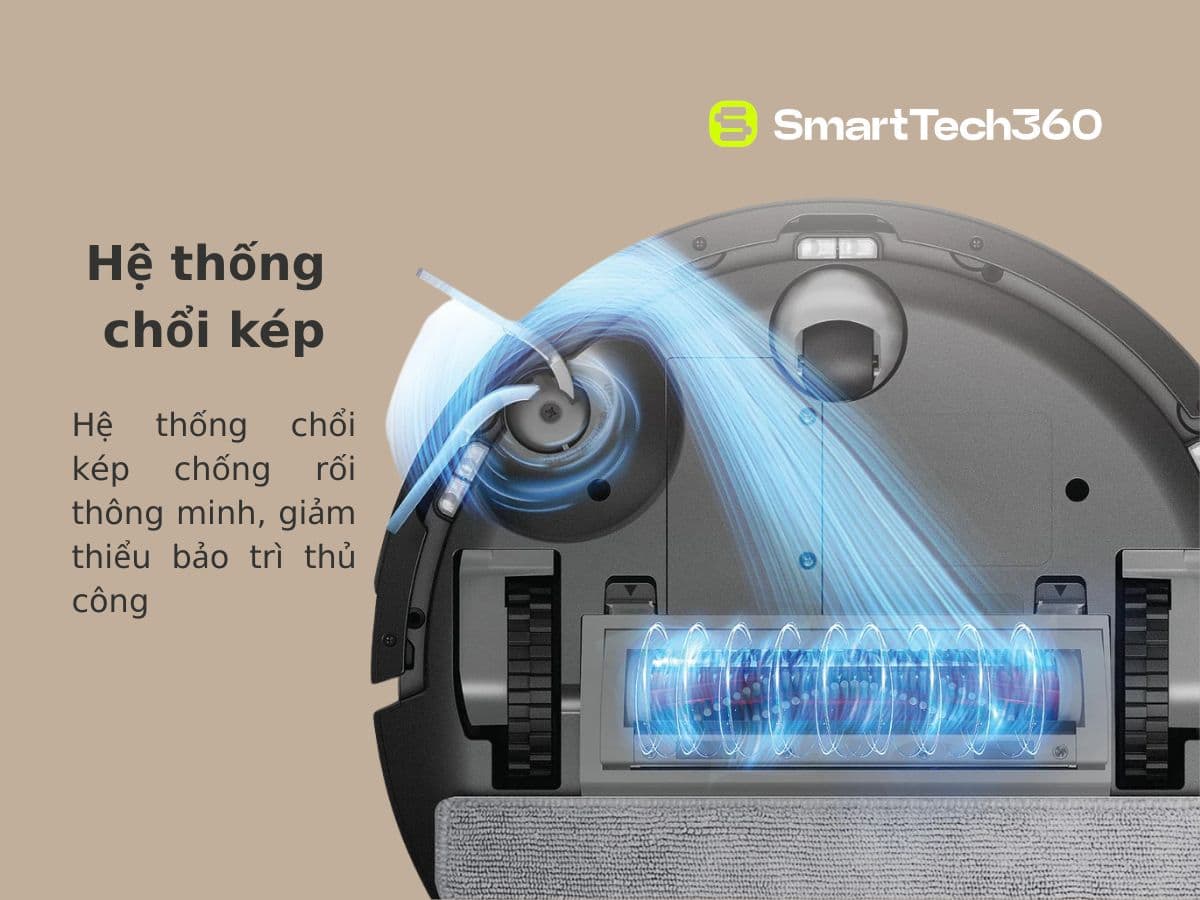 roborock q7 tf plus he thong choi kep