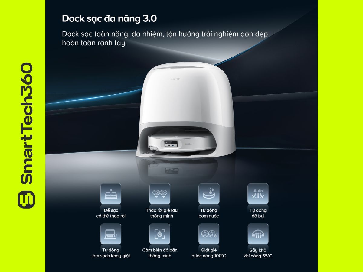 roborock qrevo curv 2 pro dock sac da nang