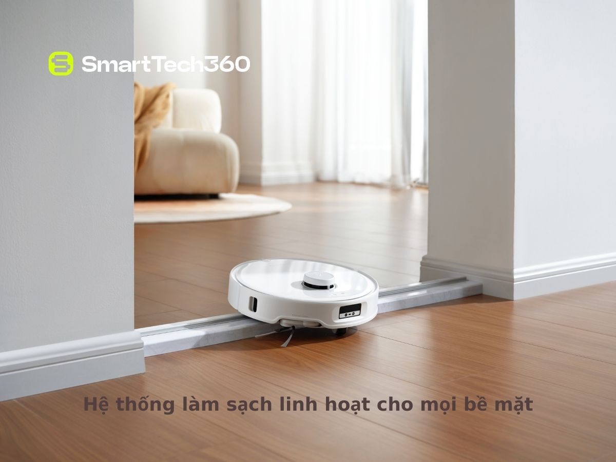 roborock qrevo curv he thong lam sach