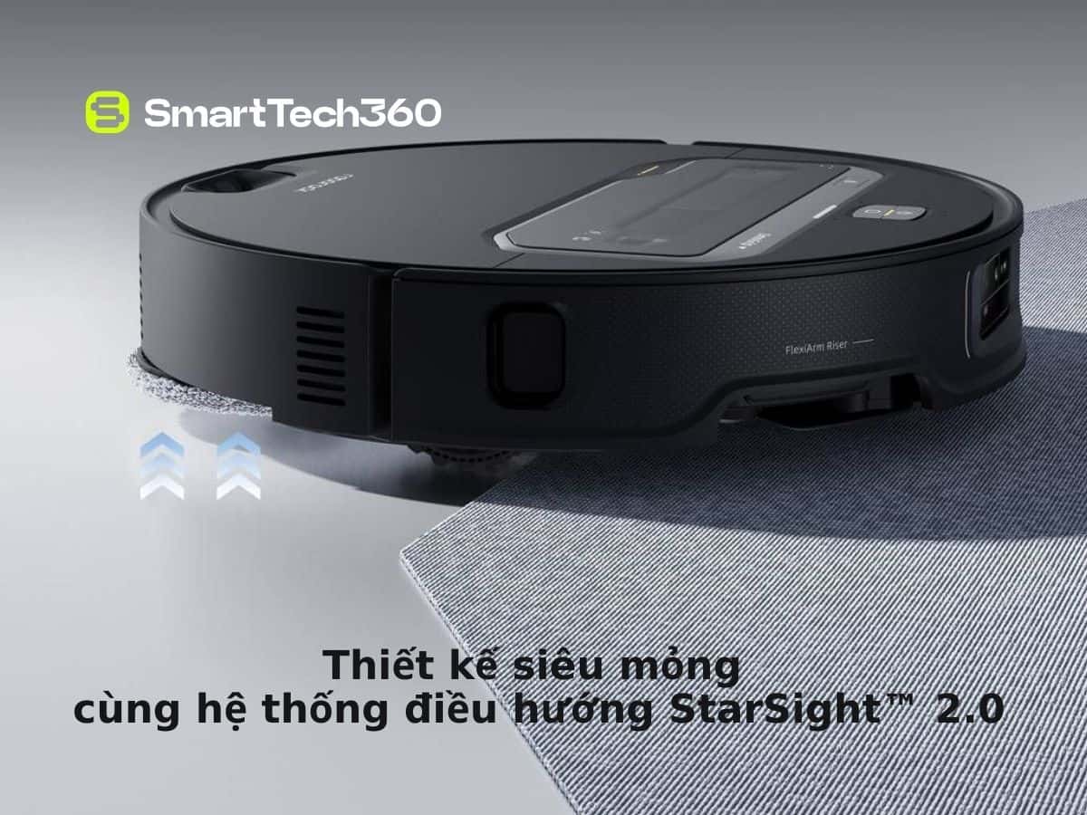 roborock saros z70 thiet ke sieu mong