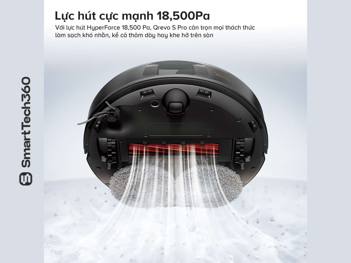roborock qrevo s pro luc hut 18500 pa