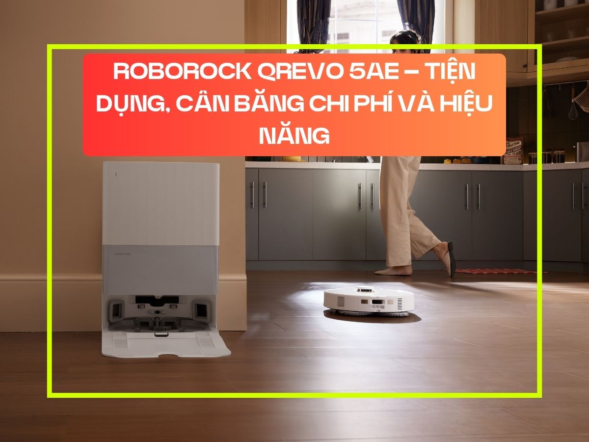 Robot hút bụi lau nhà Roborock Qrevo 5AE