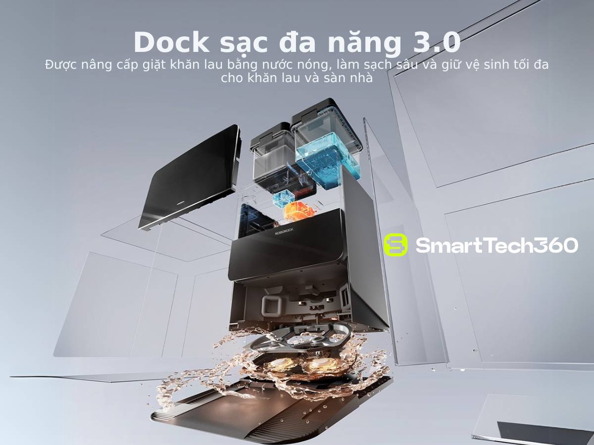 roborock saros 10r dock sac da nang