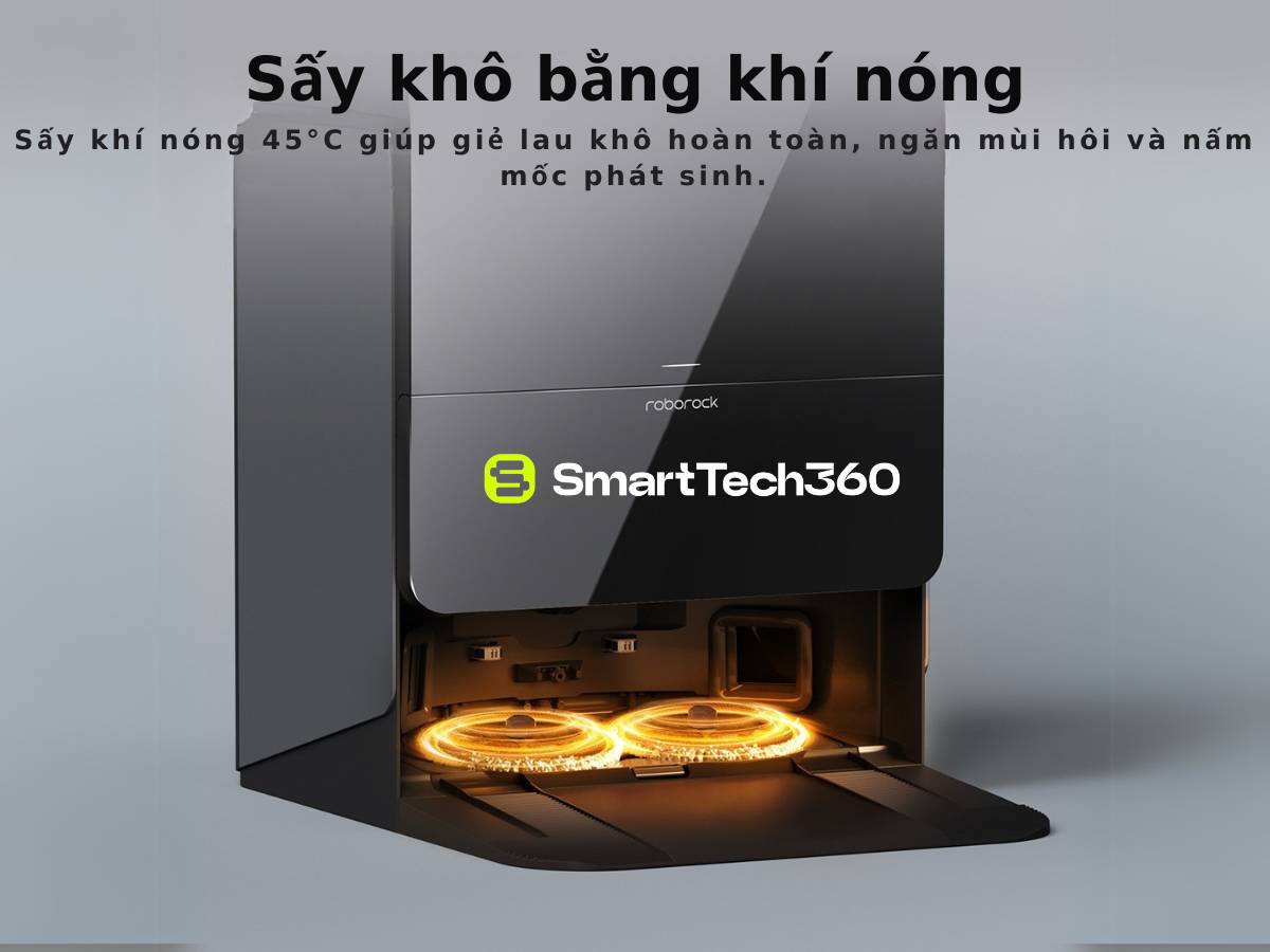 roborock saros 10r say kho 45 do