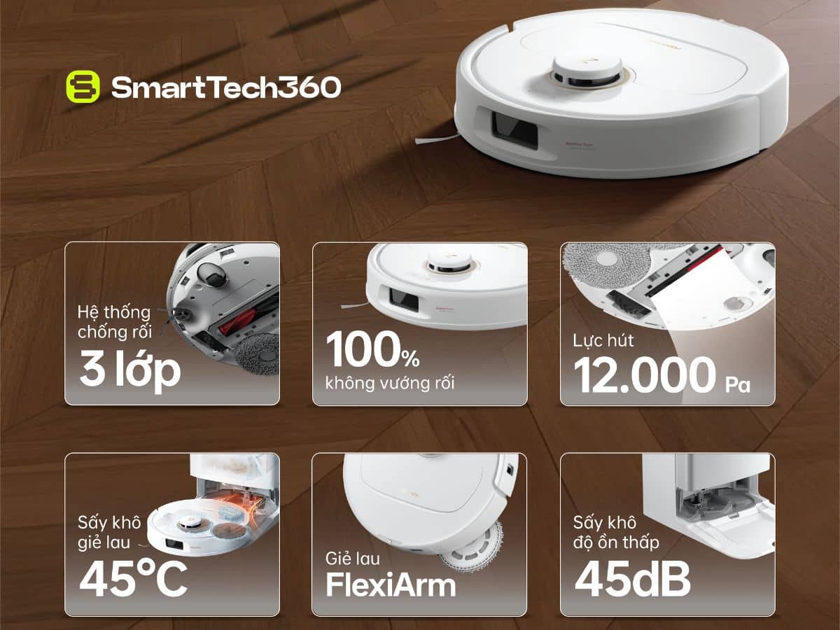 robot hut bui roborock qrevo 5ae tai sao nen mua