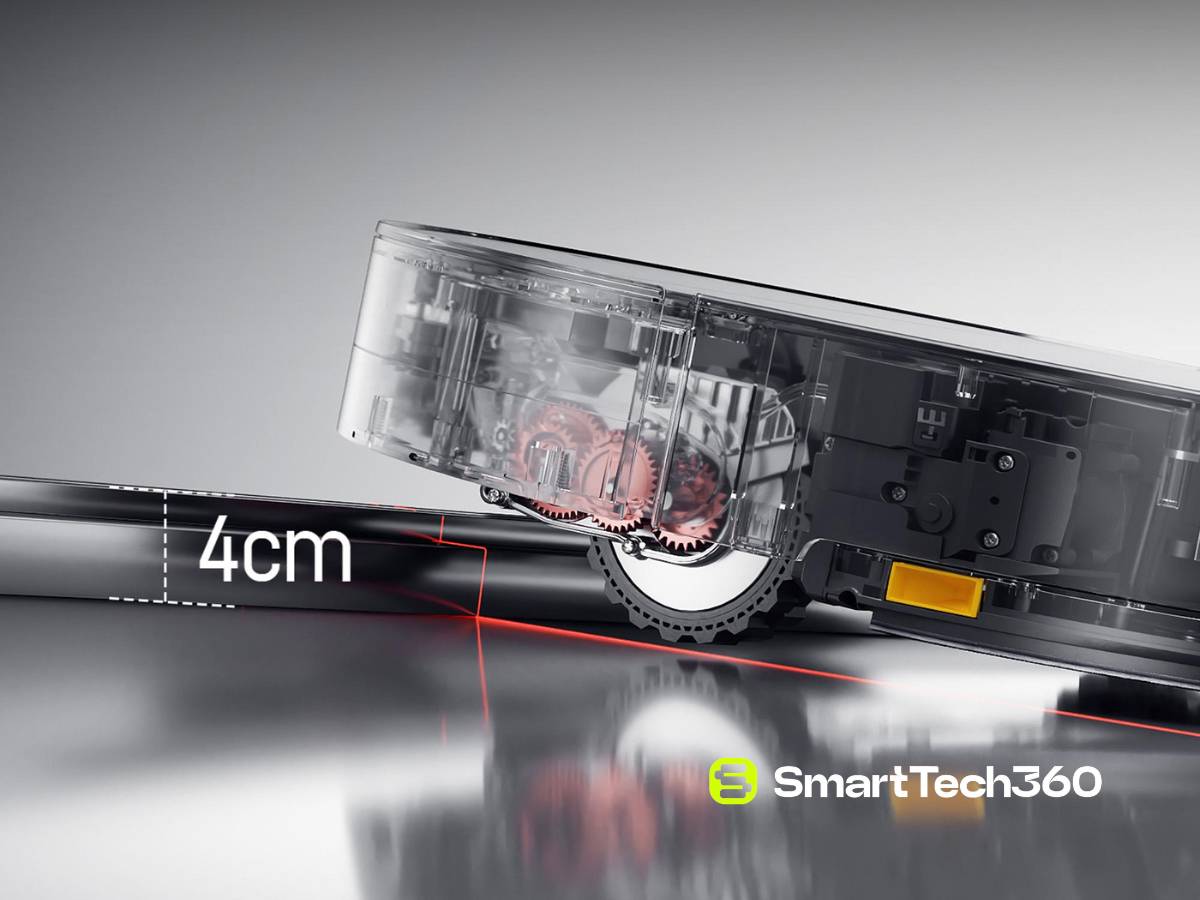 robot hut bui lau nha roborock saros 10 adaptilift