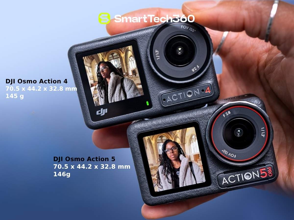 so sanh action 5 pro voi action 4 thiet ke