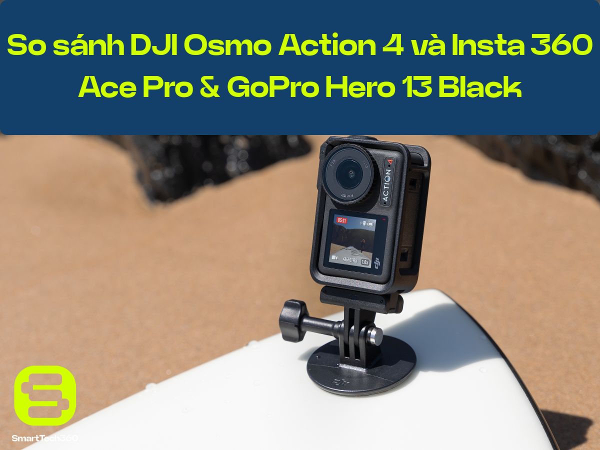 so sanh dji osmo action 4 va insta360 ace pro va gopro hero 13 black