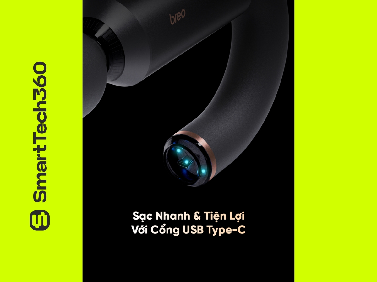 sung massage breo lucky 9 sac nhanh usb typc c
