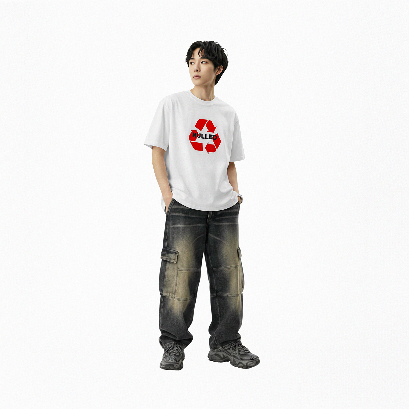 Áo thun cá tính NULLED Recycle Tee N-T19-T