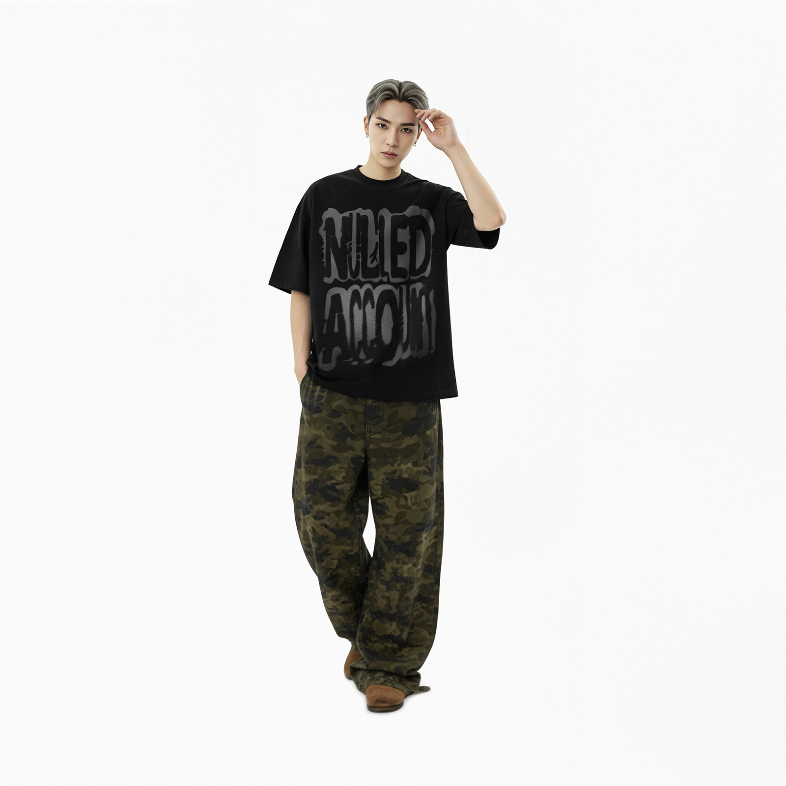 Áo thun nam in hình Blurred Lines Tee N-T6