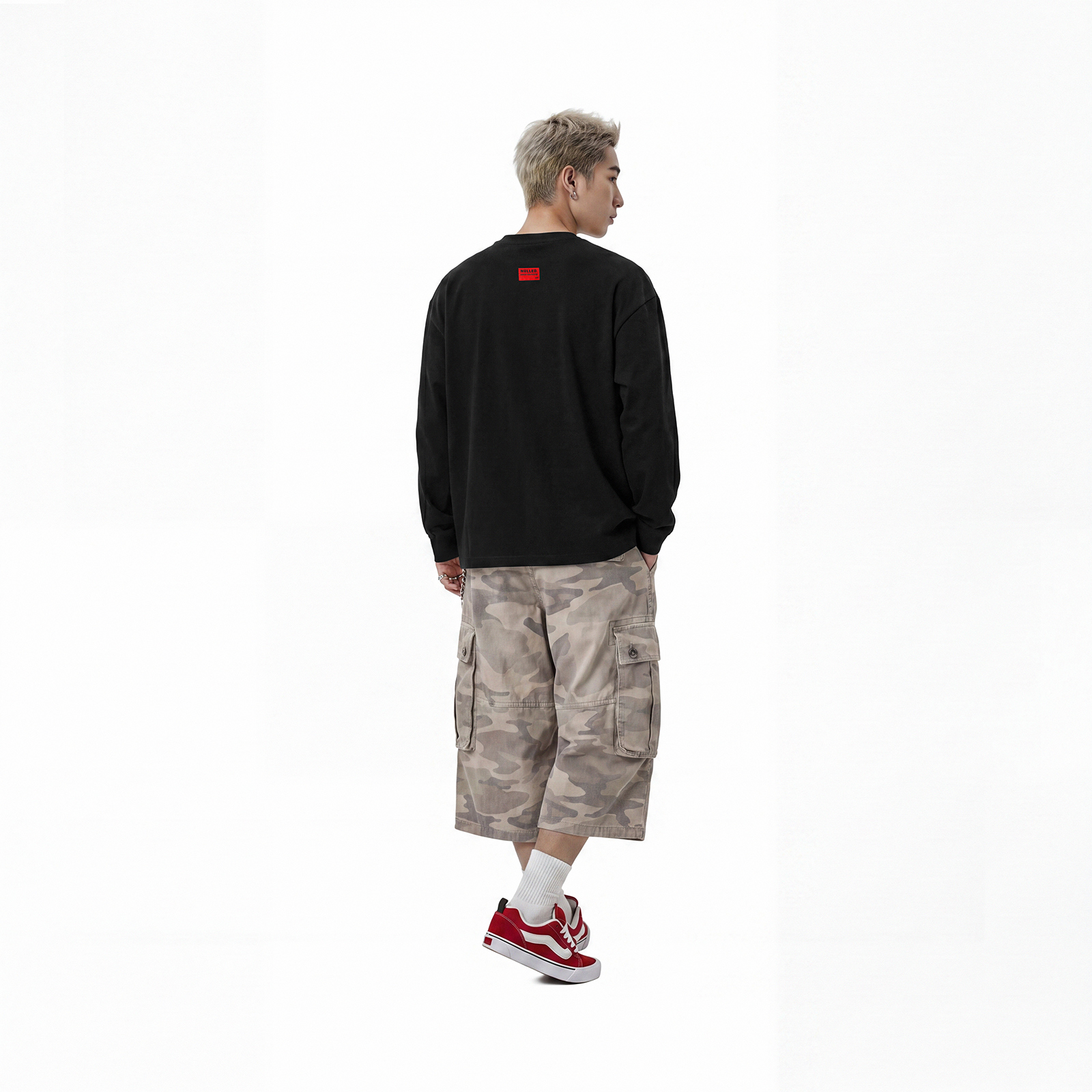 Áo thun nam tay dài Regular Long sleeve Tee NULLED N-T31-D