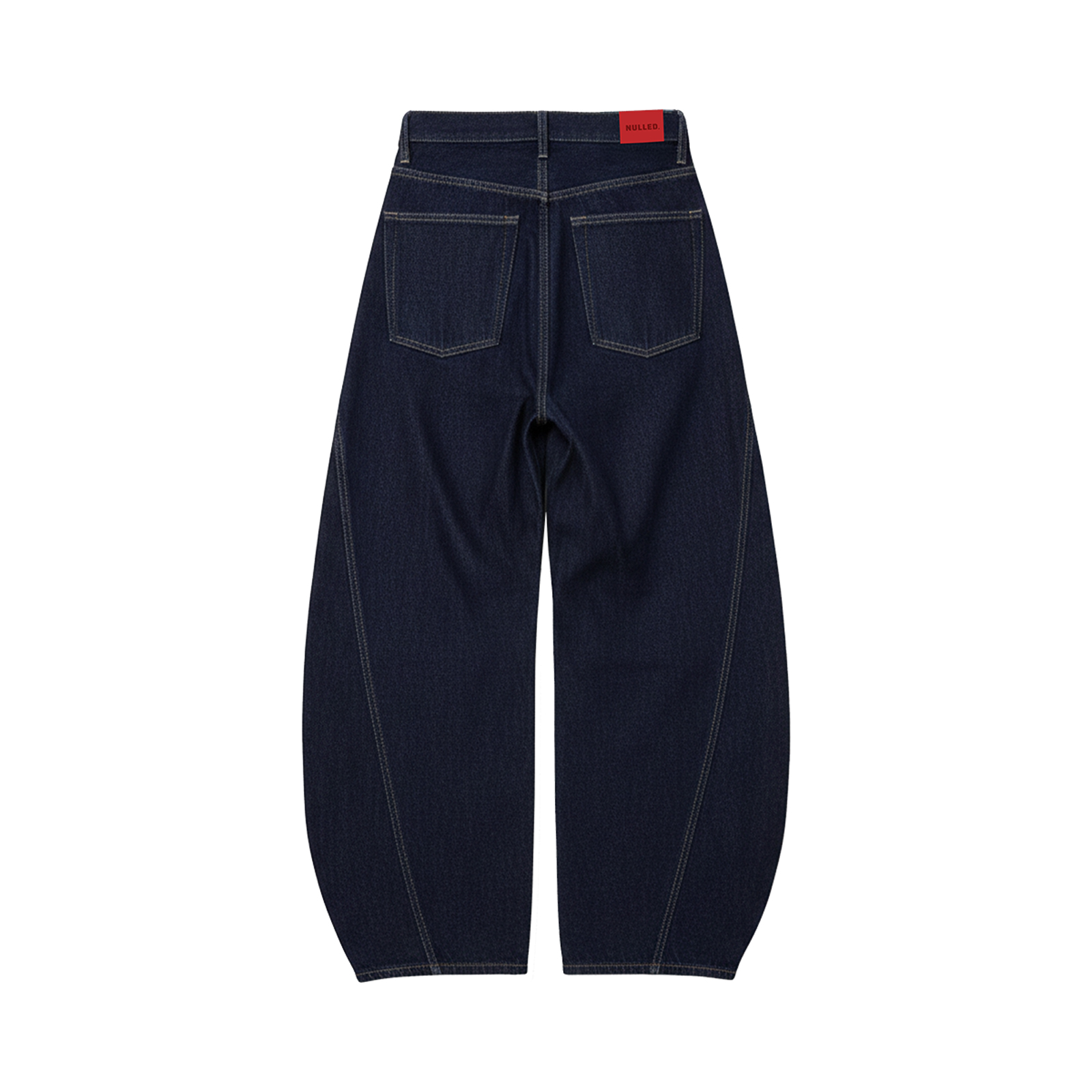 Quần jean suông dáng bí màu xanh đen NULLED N-Q28-XDE