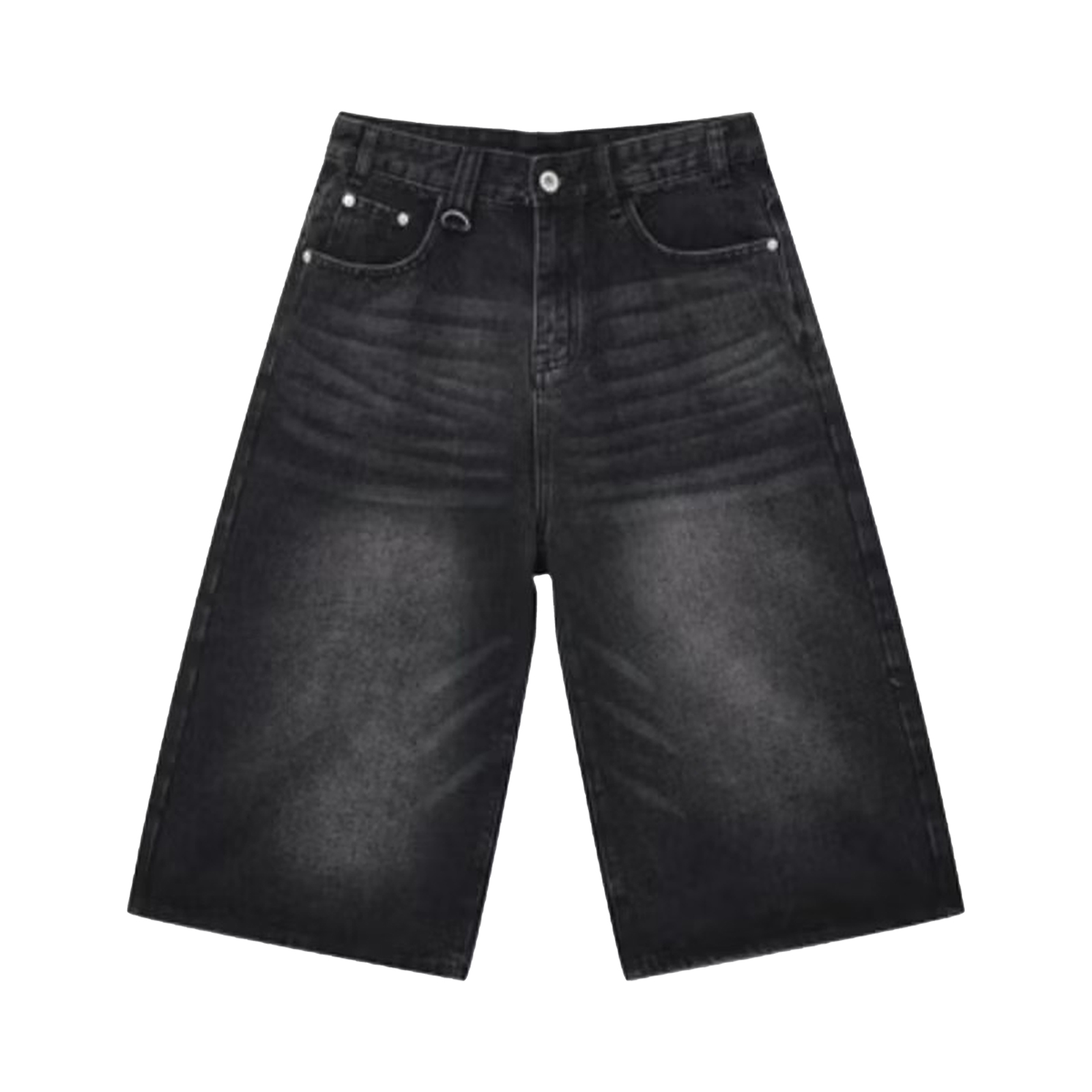 Quần short jean lửng đen NULLED N-QS16