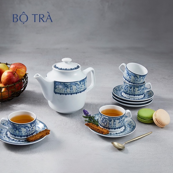 Bộ trà sứ Minh Long cao cấp